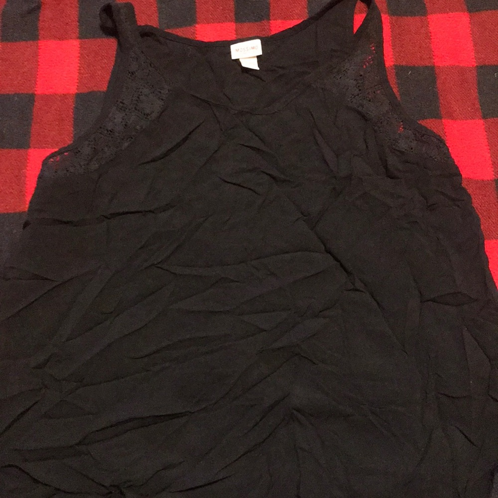 Black tank top
